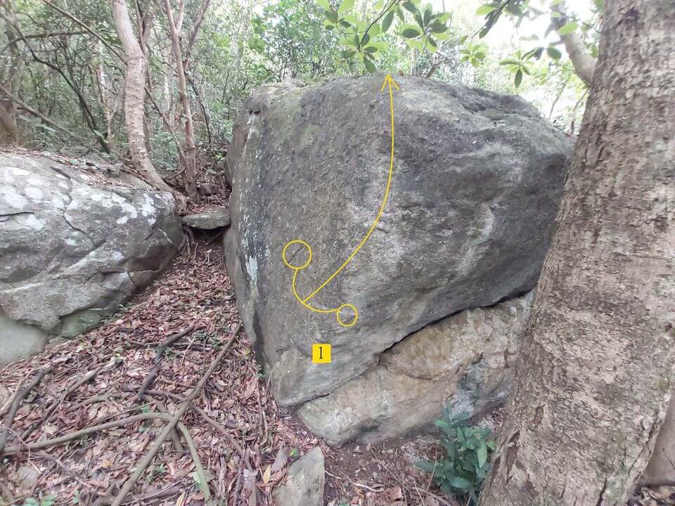 Sunset Forest Boulder - 1.4 Viking Table Boulder - Viking Dinner